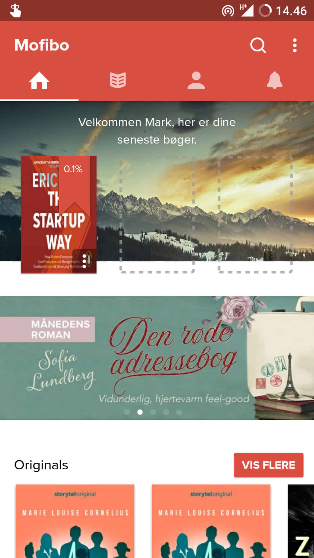 Lydbøger på Mofibo